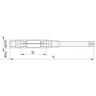 Výstružník rychlé nastavení HSS 6,4-7,2mm BECK - obrázek