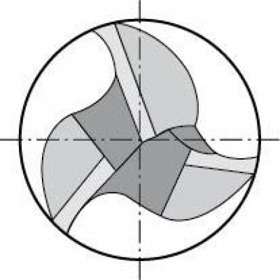 Drážkovací fréza krátká DIN844 HSSCo8 3mm FORMAT - obrázek