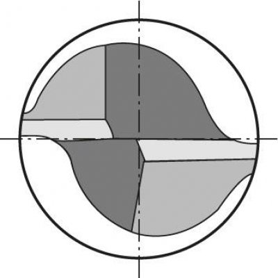 Rádiusová fréza tvrdokov TiALN stopka HA Z2 2mm FORMAT - obrázek