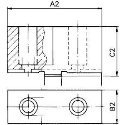 Sada čelistí (3) DIN6350AB 100mm RÖHM - obrázek