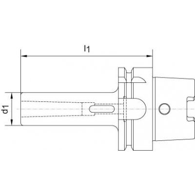 Redukční pouzdro DIN69893A HSK-A 63 MK1x100mm HAIMER - obrázek