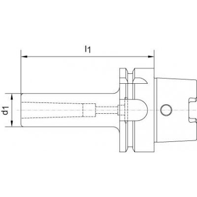 Redukční pouzdro DIN69893A HSK-A100 tvar-C MK1x110mm HAIMER - obrázek