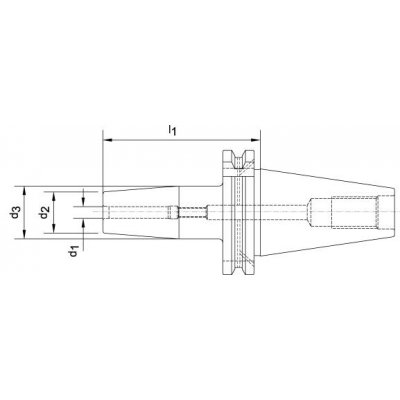 Termo upínač DIN69871 stopka SK40 3,0x80mm HAIMER - obrázek