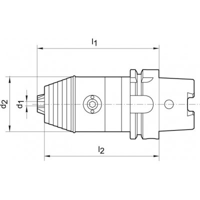 Precizní sklíčidlo DIN69893A 0,5-13mm HSK-A 63 WTE - obrázek