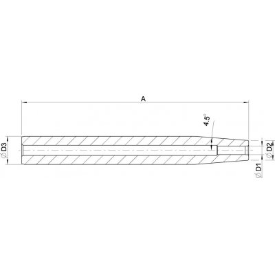 Termo upínač Nástavec extra štíhlý (slim) h6 160x16x3mm HAIMER - obrázek