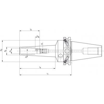 Hydro upínač HPH 3° DIN69871ADB SK40 3mm WTE - obrázek