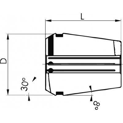 Kleština DIN6499B HPD25 3,0 mm FAHRION - obrázek