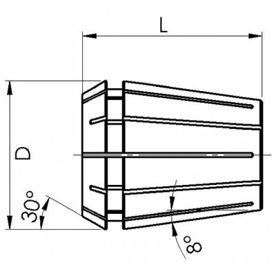 Kleština DIN6499B 426E GERC16 1,0 mm FAHRION - obrázek