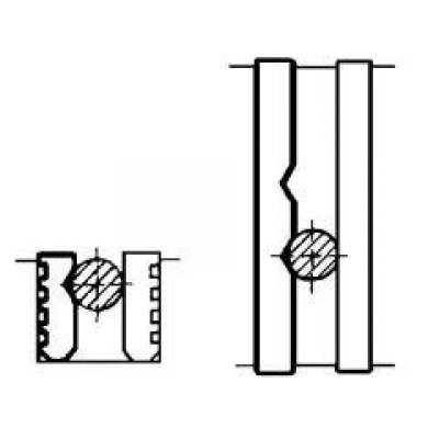 Prizmatická čelist SPR 92mm RÖHM - obrázek