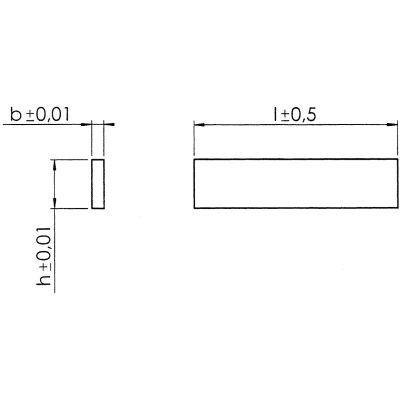 Paralelní podložka (v páru) 12x40x125 AMF - obrázek