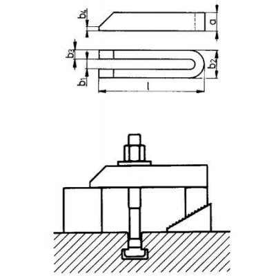 Upínka DIN6315B 6,6x60mm FORMAT - obrázek