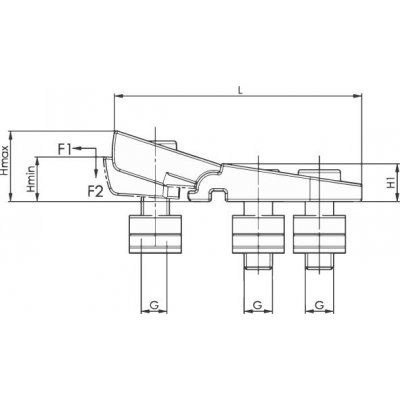 Plochá upínka 6496 M12x14mm AMF - obrázek