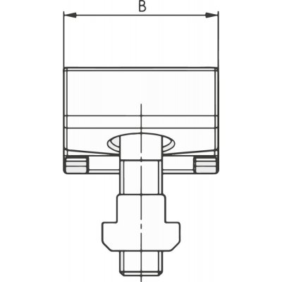 Plochá upínka 6496 M12x14mm AMF - obrázek