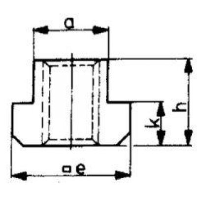 T-matice DIN508 M10x12mm AMF - obrázek