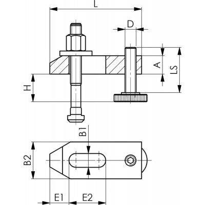 Upínka DIN6314V výztuha 10/8-32mm AMF - obrázek