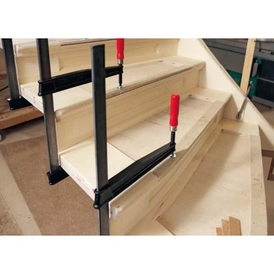 Šroubovací svěrka s velkou upínací hloubkou 400x250mm BESSEY - obrázek