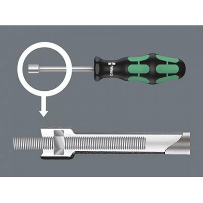 Šroubovák s nástrčným klíčem 6-hran HOLO 5,5x70mm Wera - obrázek