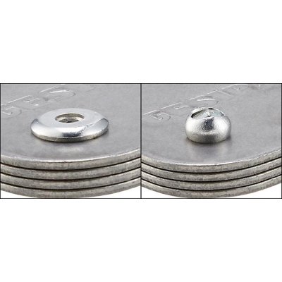 Trhací nýt hliník/ocel plochá kulatá hlava 3,2x14mm GESIPA - obrázek