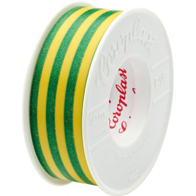 Izolační páska 302 10mx15mm zelená/žlutá Coroplast