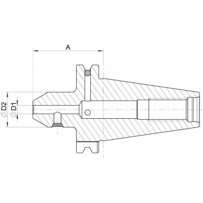 Upínač Weldon DIN69871AD SK40 12mm A63 FORMAT GT - obrázek