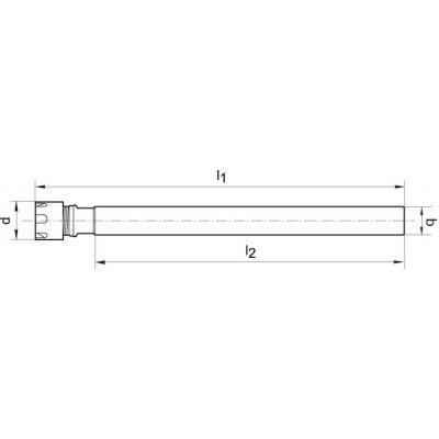 Kleštinový upínač Weldon 10mm ER11x100 FORTIS - obrázek