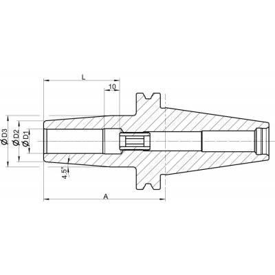 Termo upínač DIN69871 stopka SK50 8,0x80mm FORMAT GT - obrázek