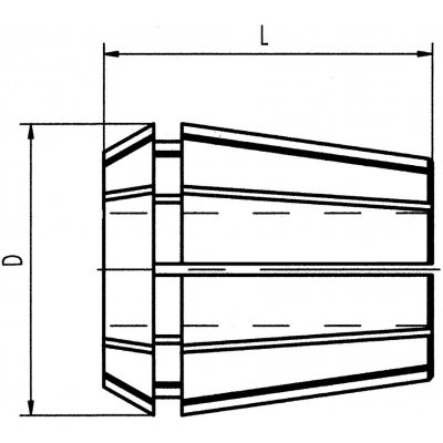 Kleština DIN6499B ER16 4-3 mm FORTIS - obrázek