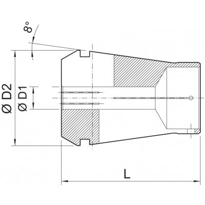 Kleština Power Collet ER32 8mm HAIMER - obrázek