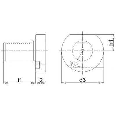 Uzávěr VDI Z2 50mm ocel FORTIS - obrázek