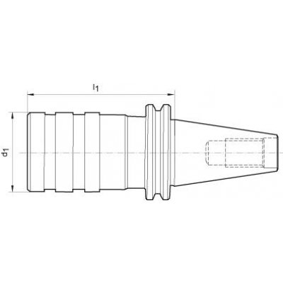 Závitové rychlovýměnné sklíčidlo 69871A M14-33 SK40 FORTIS - obrázek