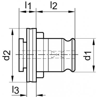 Rychlovýměnná vložka FE1 2,80 mm FORTIS - obrázek