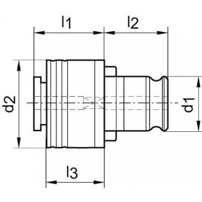 Rychlovýměnná vložka ES 2 11,20 mm FORTIS - obrázek