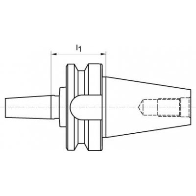 Úchyt na sklíčidlo JISB6339A BT40/B16 FORTIS - obrázek