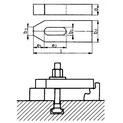 Upínka DIN6314 6,6x50mm AMF - obrázek