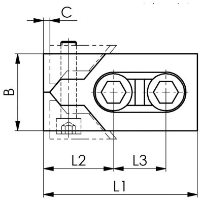 Vektorová upínka pro nízké obrobky (pár) 14mm AMF - obrázek