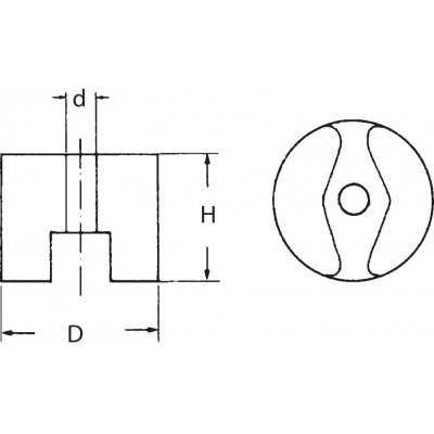 Válečkový magnet 12,7x9,5mm FORTIS - obrázek