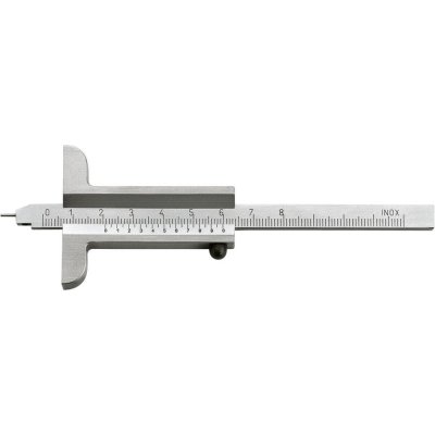 Posuvný hloubkoměr měřicí kolík 80mm 1/50 FORTIS