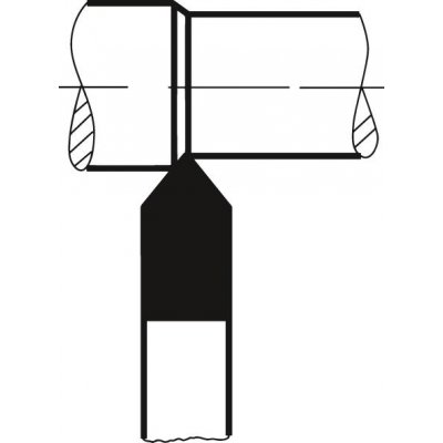 Špičatý soustružnický nůž HSS-E DIN4955 přímý čtyřhran 20x20x160mm Wilke - obrázek