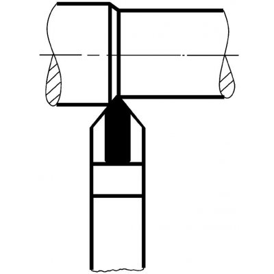 Špičatý soustružnický nůž tvrdokov DIN 4975/ISO10 přímý 25x16x140mm P25/30 Wilke - obrázek