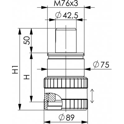 Meziprvek malý 6425Z-100 mm AMF - obrázek