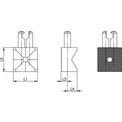 Čelist podavače 50x30x10x9 0 - 54 mm AMF - obrázek