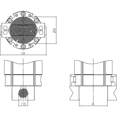 Čelist podavače 50x30x10x9 0 - 54 mm AMF - obrázek