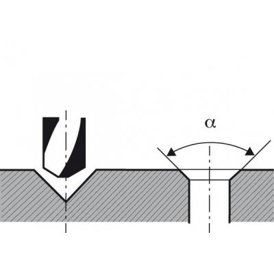 Strojní návrtový vrták NC DIN1835 HSS-Co5 tvar B 90° válcová stopka 3,0 mm FORMAT - obrázek