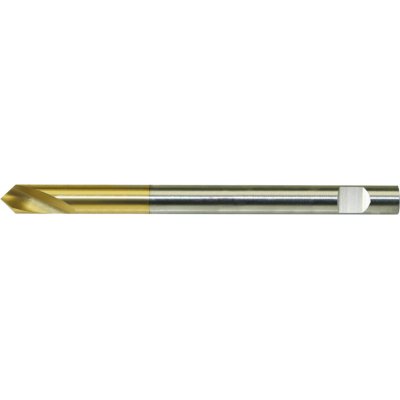 Návrtový vrták NC dlouhý DIN1835 HSSCo5 TiN tvar B 90° válcová stopka 10,0mm FORMAT