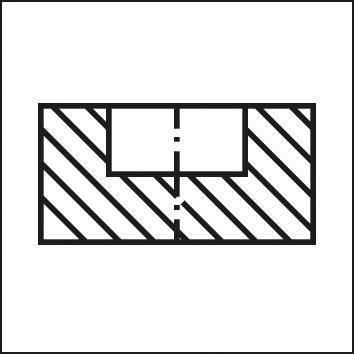 Výstružník HNC tvrdokov TiALN typ UNI slepý otvor 8mm BECK - obrázek