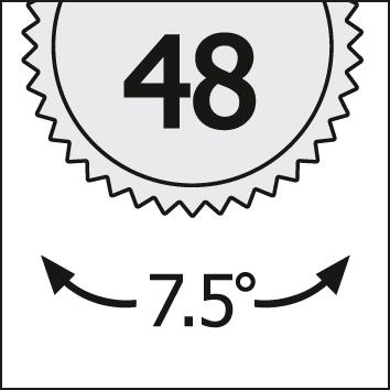 Ráčna s přepínací páčkou 1/2" 32zubů 270mm GEDORE - obrázek