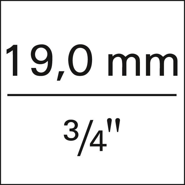 Ráčna s přepínací páčkou 3/4" mm HAZET - obrázek