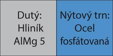 Trhací nýt CAP hliník/ocel plochá kulatá hlava 4,8x11mm GESIPA - obrázek