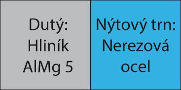 Trhací nýt CAP hliník/VA plochá kulatá hlava 3,2x6,5mm GESIPA - obrázek