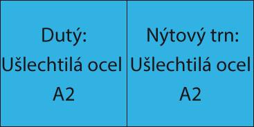 Trhací nýt INOX A2/VA plochá kulatá hlava 5x10mm GESIPA - obrázek